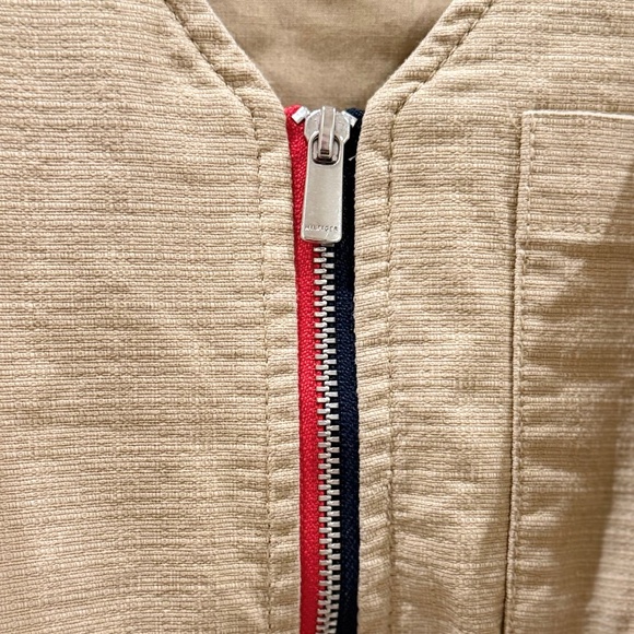 Tommy Hilfiger Khaki Sleeveless Shirt Dress with Belt in  Size 4 - Picture 6 of 6